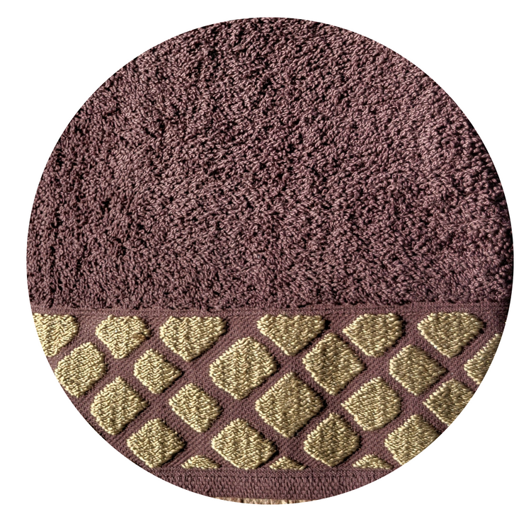 Toalla de baño algodón con cenefa