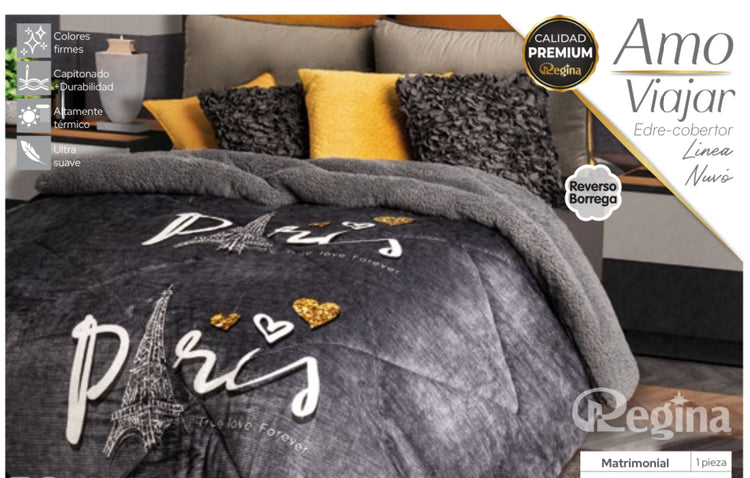 Cobertor Regina con borrega línea Nuvó Infantil