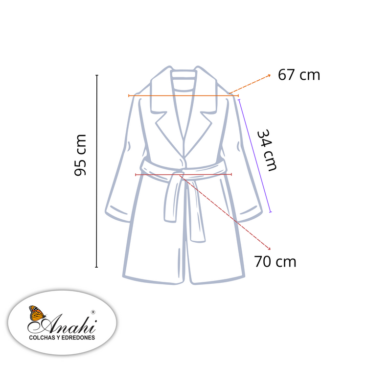 Bata de baño Sola unitalla para adulto