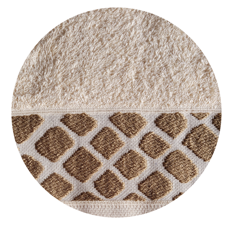 Toalla de baño algodón con cenefa