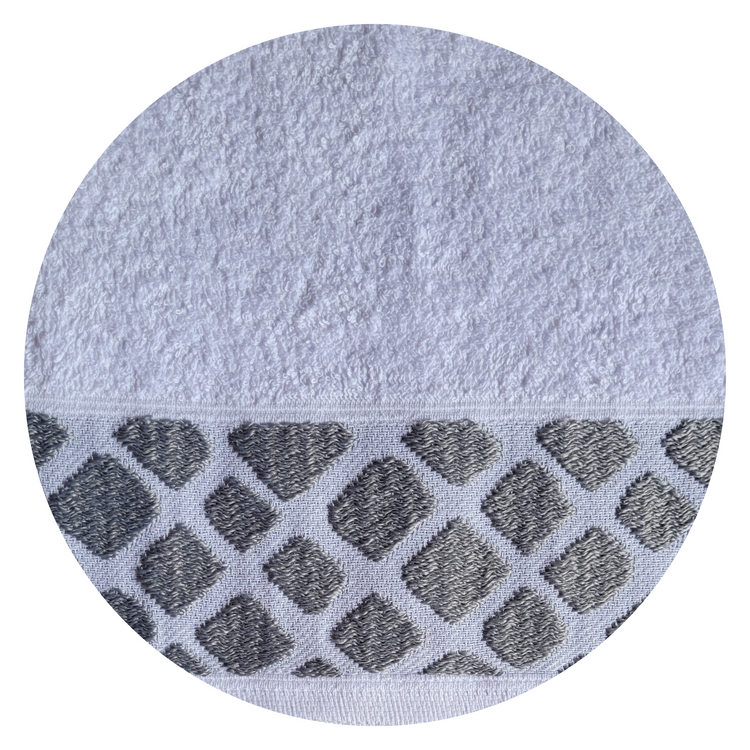 Toalla de baño algodón con cenefa