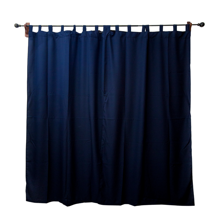 Cortinas lisas de 2.50 m. x 2.30 m.