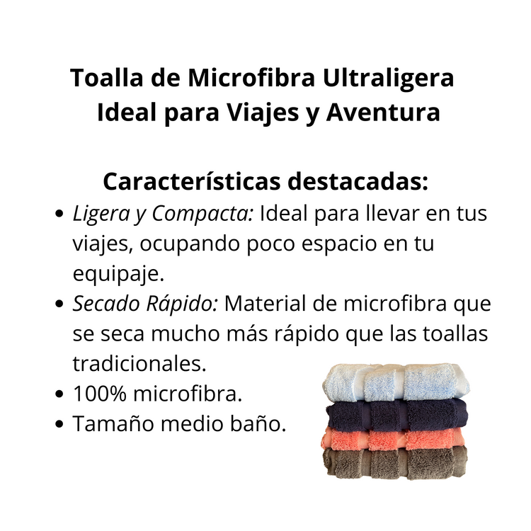Toalla microfibra Ultraligera Twist