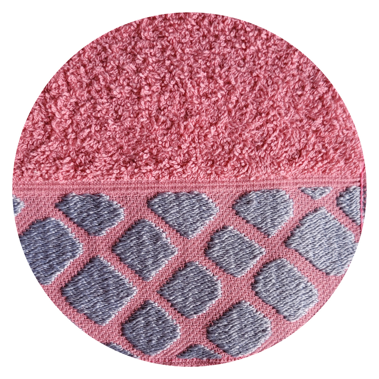 Toalla de baño algodón con cenefa