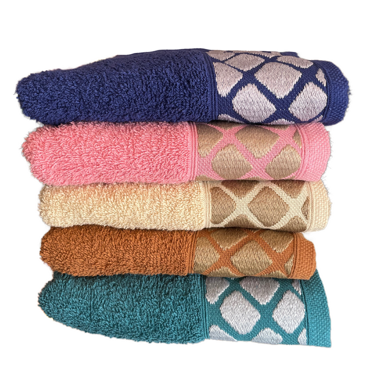 Toalla de baño algodón con cenefa