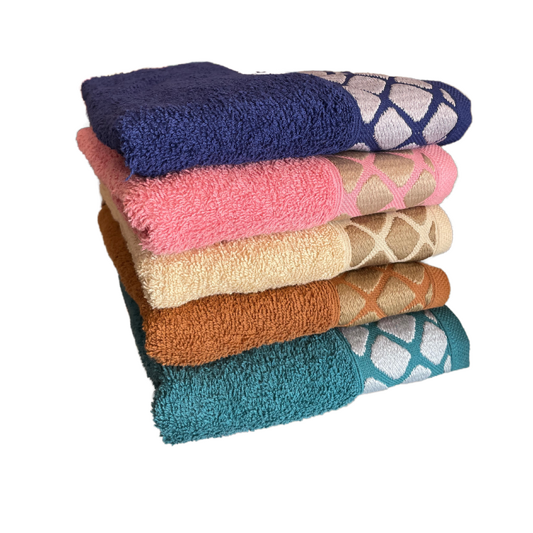 Toalla de baño algodón con cenefa