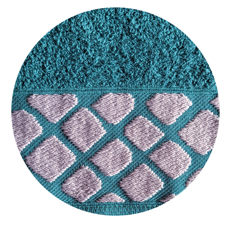 Toalla de baño algodón con cenefa