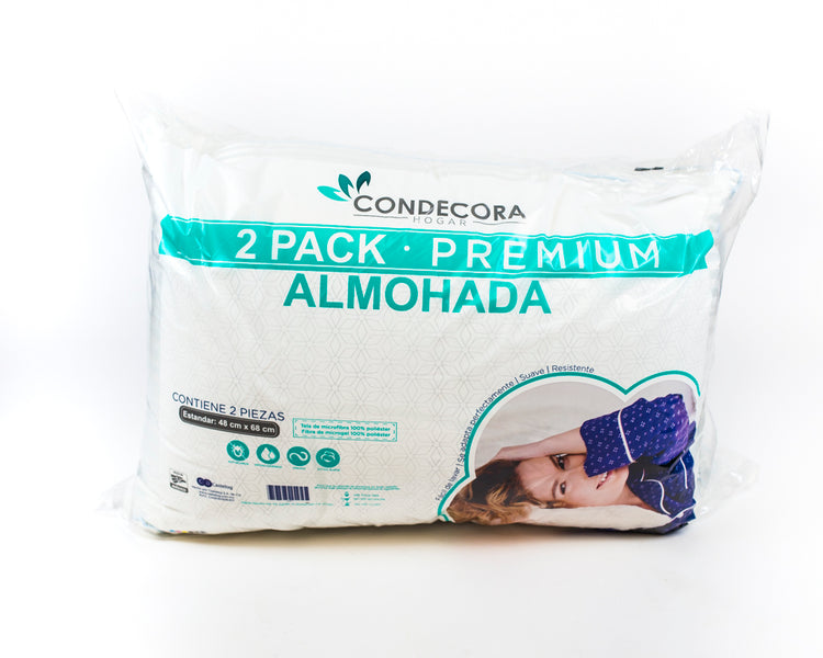 Almohadas Microgel Premium Duo Pack
