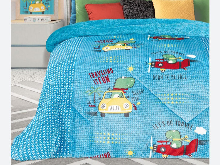 Cobertor Regina con borrega línea Nuvó Infantil